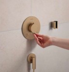 HANSGROHE - Ecostat Comfort S Termostatická baterie pod omítku, pro 2 spotřebiče, kartáčovaný bronz 33715140