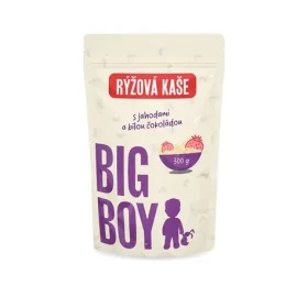 Big Boy Rýžová Kaše 300 g s jahodami a bílou čokoládou (18111)