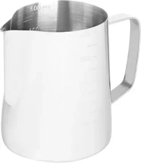 ECG Milk Jug Nerezová konvička 600ml Lucido bílá / 0.6 L (100001789991)