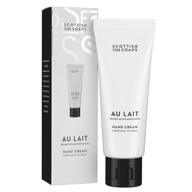 SCOTTISH FINE SOAPS Hydratační krém na ruce Au Lait 75 ml, bílá barva, plast