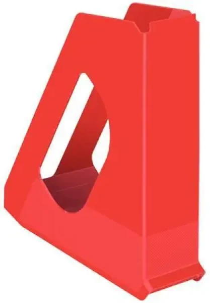 Esselte Europost VIVIDA červená / Stojan na časopisy / A4 / Plast / 72 x 256 x 260 mm (623935)