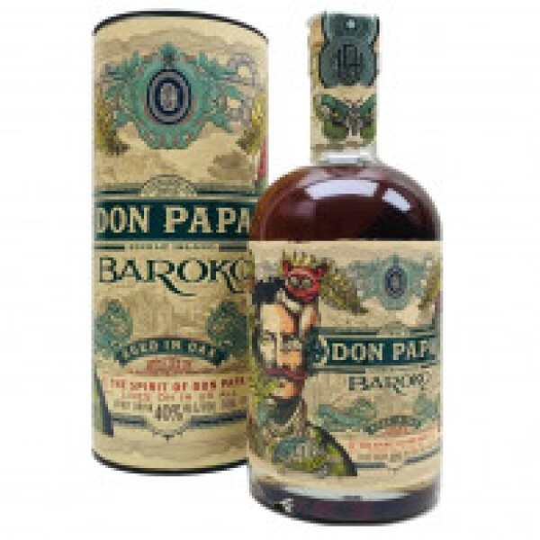 Don Papa Baroko Filipíny Tmavě jantarová 2713 40% 0,7 l (tuba)