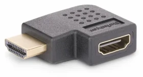 StarTech redukce HDMI(M)-HDMI(F) lomená 90° / Redukce / HDMI 2.0 / 4K 60Hz (HDMI2HDMIMFRA)
