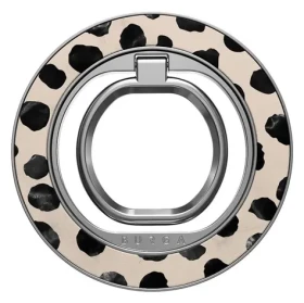 Burga Magnetic Ring Holder stříbrná, Almond Latte / Prstenový držák telefonu / Magnetické uchycení (FA_01MR_MAGNETIC_RING_SILVER)