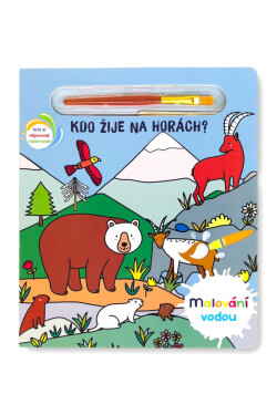 Malování vodou Kdo žije na horách?