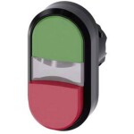 Siemens 3SU1000-3BB42-0AA0, 3SU10003BB420AA0 dvojitý tlakový spínač, 22.3 mm, 1 ks