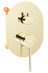 REA - Podomítkový sprchový set OVAL zlatý BOX REA-P8466