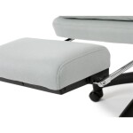 Kancelářské křeslo, synchronní mechanismus, stříbrná látka, KA-Y350 SIL