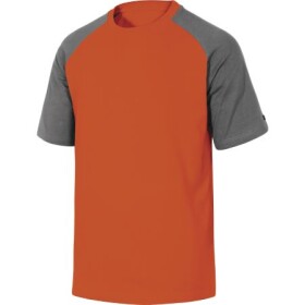Pracovní tričko Delta Plus GENOA Barva: Oranžová/ Šedá, Velikost: 2XL (GENOAGRXX)