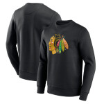 Fanatics Pánská Mikina Chicago Blackhawks Primary Logo Graphic Crew Sweatshirt VALUE Velikost: