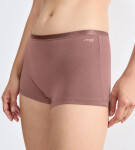 Dámské kalhotky GO Daily Cotton Short 3P - BROWN - sv. hnědé 1141 - SLOGGI BROWN M
