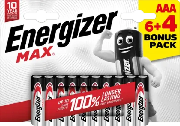 Energizer Max AAA 10ks E303328400