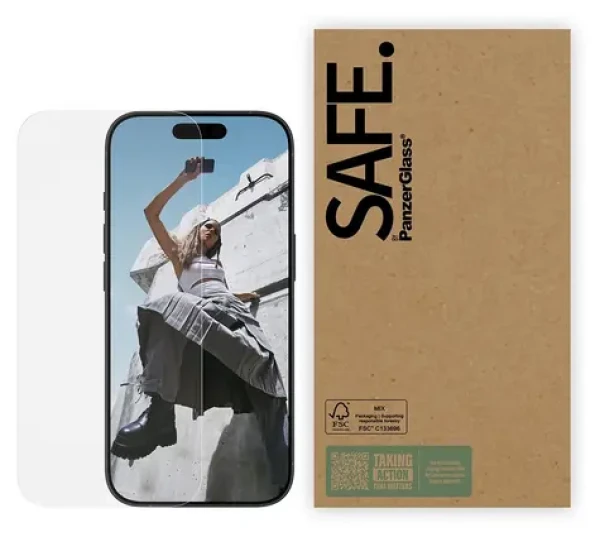 PanzerGlass SAFE UWF / Ochranné sklo / iPhone 17, 17 Pro, 16 Pro / 10 ks / čirá (BULKSA98711)