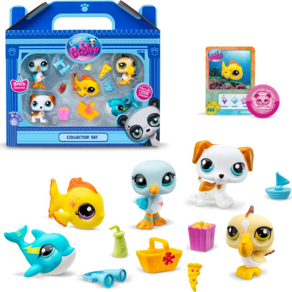 Littlest Pet Shop 5 zvířátek Pláž - Littlest Pet Shop