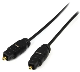 Neutralle Toslink samec - samec černá / Optický audio kabel / SPDIF / 2m
