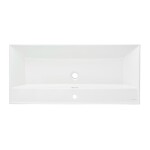 Nábytkové umyvadlo SAT B-Way 101x46,5 cm otvor pro baterii uprostřed SATBW10046 SATBW10046