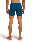 Pánské merino boxerky ICEBREAKER Mens Anatomica Long Boxers, Atlantis velikost: S