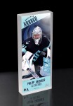 Obraz Seattle Kraken NHL Philipp Grubauer Player Ticket 3D Block Art