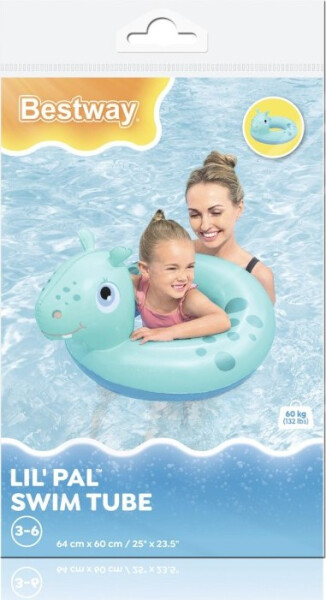 Kruh nafukovací design hroch/žába/žirafa - Alltoys Bestway