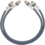 Oehlbach jack audio prodlužovací kabel [1x jack zástrčka 3,5 mm - 1x jack zásuvka 3,5 mm] 5.00 m černá pozlacené kontakty Oehlbac