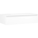 MEXEN/S - Orio koupelnová skříňka pod umyvadlo 100 cm s deskou, 1 šuplík, bílá mat 91A10-10023-1-BFC01