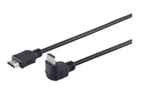 MicroConnect Propojovací kabel HDMI 1.4 (M) - HDMI 1.4 (M) 270° úhel 1m černá (HDM19191V1.4A)