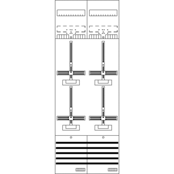 Striebel & John 2CPX054117R9999 DF29G4 pole counter vestavné Počet modulů (šířka) = 24 Počet řádků = 0 Obsah 1 ks