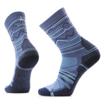 SMARTWOOL Hike Light Cushion Mountain Range Crew S, Nightfall Blue (vzorek) velikost: L