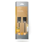 Nedis DVI-D 24+1 antracit / Kabel / Zástrčka-Zástrčka / 3 m / 2560x1600 / pozlacené konektory (CCBW32000AT30)