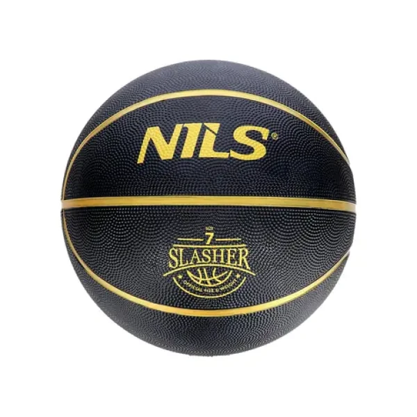 NILS NPK270 Slasher 7 Basketbalový míč černý (5907695557350)