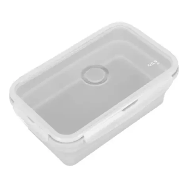 NILS Camp NC4105 1200ml šedý / Skládací svačinový box (5908261683114)