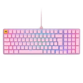Glorious GMMK 2 Full-Size Keyboard - Fox switches růžová / herní klávesnice / Glorious Fox / USB-C / 1.8 m / DE Layout (GLO-GMMK2-96-FOX-ISO-P-DE)