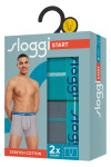 BOXERKY SLOGGI MEN START SHORT 2PACK M024 SMĚS BAREV L