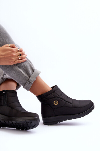 Dámské zimní boty s podšívkou černé Helis 39