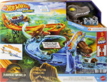 Hot Wheels Závodní dráha Jurassic World Crash & Splash - Mattel Hot Wheels