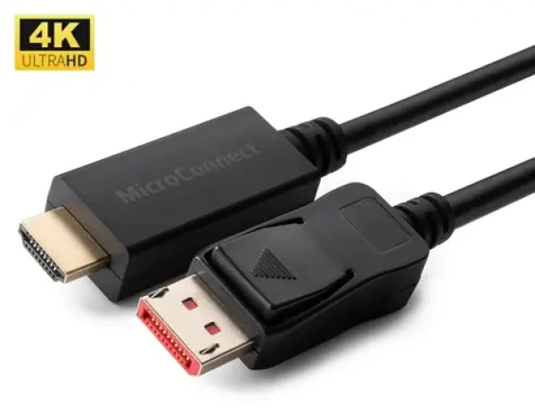 MicroConnect DisplayPort 1.4 - HDMI 4K černá / Propojovací kabel / 2 m / 60 Hz (MC-DP-HDMI-2004K)