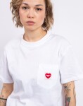 Tričko Carhartt WIP W' S/S Pocket Heart T-Shirt White/Red