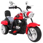 Mamido Dětská elektrická motorka Chopper červená