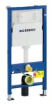 GEBERIT - Duofix Set předstěnové instalace, klozetu Oudee Vortex a sedátka softclose, tlačítko Delta20, alpská bílá SANI11CA3182