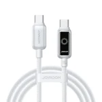 Joyroom S-A55 StarFlight Nabíjecí kabel USB-C (M) - USB-C (M) 100W 1.2m bílá (6956116767877)