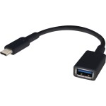 Delock USB 2.0 prodlužovací kabel plochý zahnutý [1x USB 2.0 zástrčka A - 1x USB 2.0 zásuvka A] 1.00 m černá oboustranně zapoji