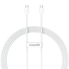 Baseus Superior 2 Moon White / Kabel USB-C - USB-C / 1 m / 30 W / 480 Mbps (57983118432)