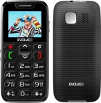 EVOLVEO EasyPhone XO + stojánek černá / 1.8" / SOS / Bluetooth / microSDHC (EP-501-BK)