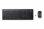 Fujitsu LX410 / 2.4GHz / bezdrátový set / klávesnice + myš / CZ + SK / USB dongle / černá (S26381-K410-L404)