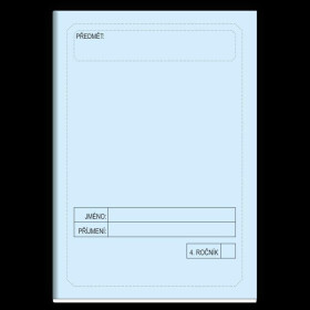 Školní sešit 4. ročník (modrý) - Jitka Rubínová