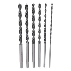 EXTOL CRAFT 1156 Vrtáky do dřeva, spirálové, sada 6ks, 6-14mm, 300mm