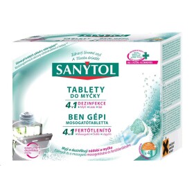 SANYTOL 4v1 tablety do myčky dezinfekční 40 ks /5