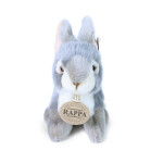 Plyšový králík šedý sedící 16 cm, ECO-FRIENDLY