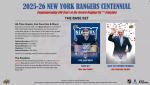 Hokejové karty NHL 2025-26 Upper Deck New York Rangers NHL Centennial Hobby Box