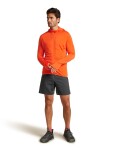 ICEBREAKER Mens Mer 200 Realfleece Descender LS Zip Hoodie, Blaze (vzorek) velikost: M